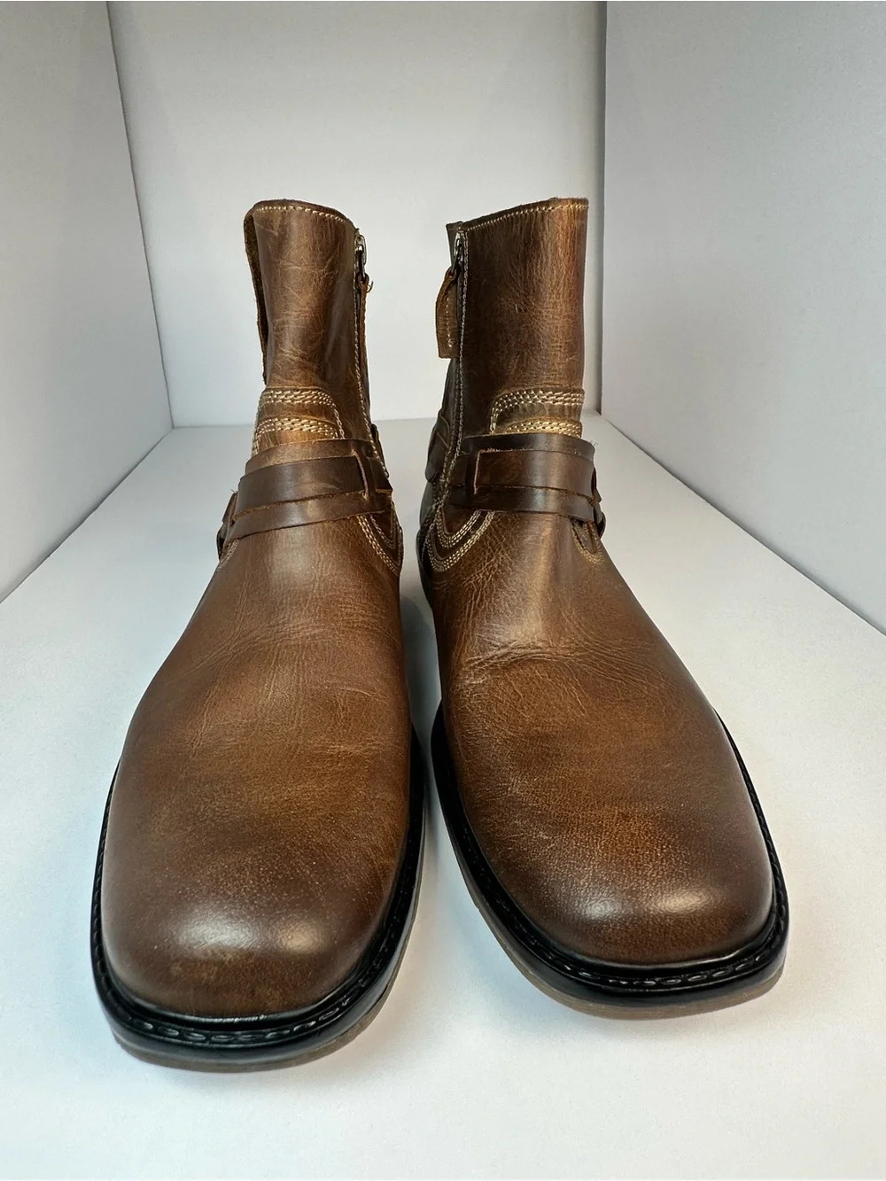 Roan by Bed Stu Colton II Leather Men's Boot Colors:Tan Greenland MM Size 11.5